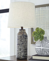 J&M Furniture - Ashley Furniture - Mahima Table Lamp (Set of 2) - Paper Table Lamp (Set of 2) - L235584